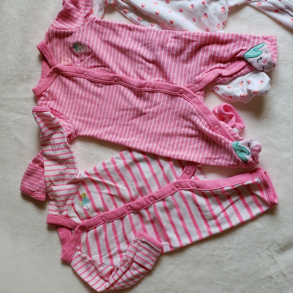 Three Newborn Onsies